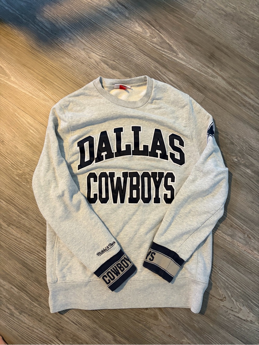 Dallas Cowboys Gray Crewneck Sweater